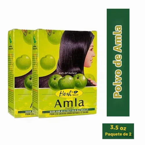 Vista 3 de Hesh Pharma Amla - Polvo para el cabello, 3.5 onzas, 3.53 oz (paquete de 2)