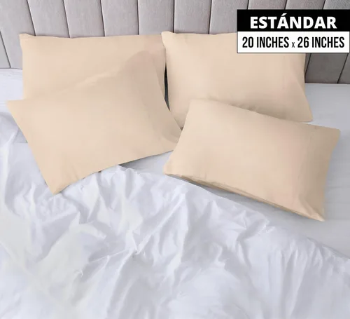 Vista 2 de Utopia Bedding - Juego de 2 fundas de almohada tamaño estándar, con cierre de sobre, tela de microfibra cepillada suave, resistentes al encogimiento
