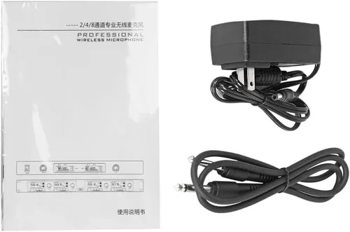 Vista 8 de Sistema de micrófono inalámbrico Frecuencia A 8 canales Micrófono UHF 4 micrófono de mano 4 micrófono de auricular 4 micrófono lavalier 4 micrófono