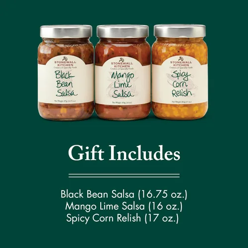 Vista 3 de Stonewall Kitchen Salsa Collection Holiday Gift Box