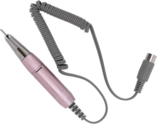 Vista 8 de Mango eléctrico para taladro de uñas, pieza de repuesto para taladro de uñas, ajustable de 0-3000 rpm, mango de máquina de metal, taladro de uñas