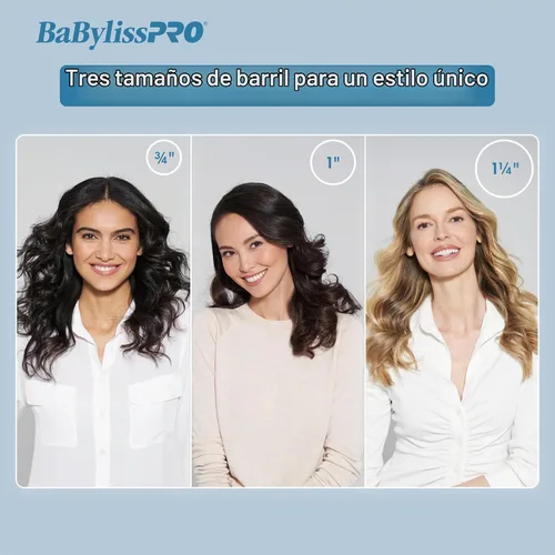 Vista 5 de BaBylissPRO Nano Titanium Curling Iron for Loose Curls & Beach Waves, Marcel Professional Hair Curler
