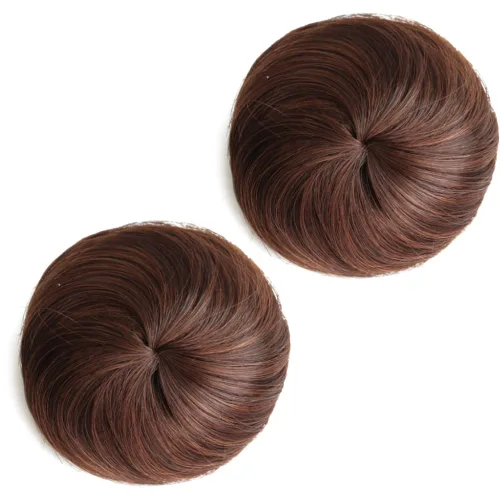 Vista 21 de 2 extensiones de moño de cabello, accesorio de peluca, extensiones de cabello rizado y ondulado, extensiones de cabello recogido, extensión de moño