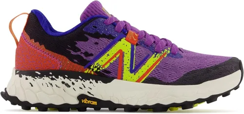 Vista 2 de New Balance Mujer Fresh Foam X Hierro v7, Talla 9 Ancho D Color Mystic PurplePoppyLemonade, Púrpura místicoAmapolaLimonada