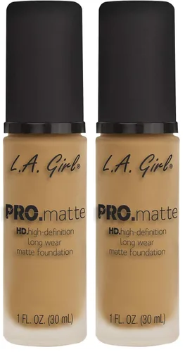 Vista 32 de L.A. Girl PRO.Matte Foundation, Sand GLM678 (Paquete de 2)