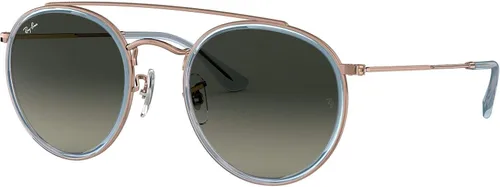 Vista 2 de Ray-Ban RB3647N - Gafas de sol redondas de doble puente para mujer