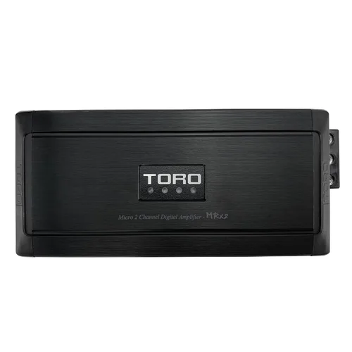 Vista 7 de TORO TECH Amplificador de coche RX2 de 2 canales 65W x 2 RMS @ 4Ω / 90W x 2 @ 2Ω - Amplificador MOSFET clase A/B con encendido automático