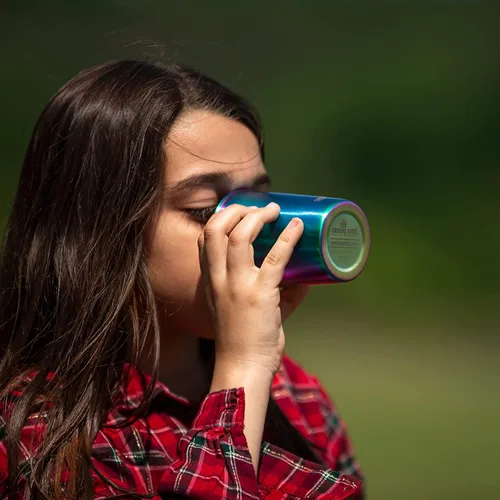 Vista 3 de Vasos para niños de 10 onzas – Vasos de acero inoxidable para el hogar, fiesta, campamento y actividades al aire libre – sin BPA, irrompibles, vasos