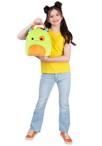 Vista 5 de Squishmallows Kaprina el Monstruo Verde Bote para Dulces Multicolor