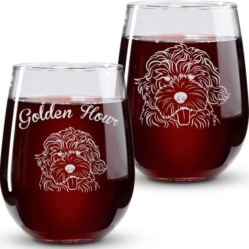 Vista 9 de On The Rox Drinks Corgi B*tts Drive Me Nuts - Juego de 2 copas de vino sin tallo para amantes de Corgi, decoración de Corgi, Cosas de Corgi, copa