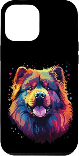 Vista 25 de Watercolour Colourful Dog Chow Chow Case for iPhone 16