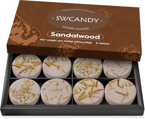 Vista 13 de SWCANDY Vaporizadores de ducha de coco y menta, paquete de 8, cuidado Blanco Coconut