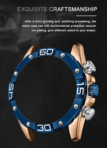 Vista 5 de Naviforce - Reloj de pulsera analógico para hombre con cronógrafo de acero inoxidable