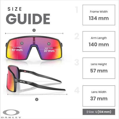Vista 39 de Oakley Sutro OO9406 / OO9462 - Lentes de sol para hombre, kit de correa de accesorios, bolsa de microfibra