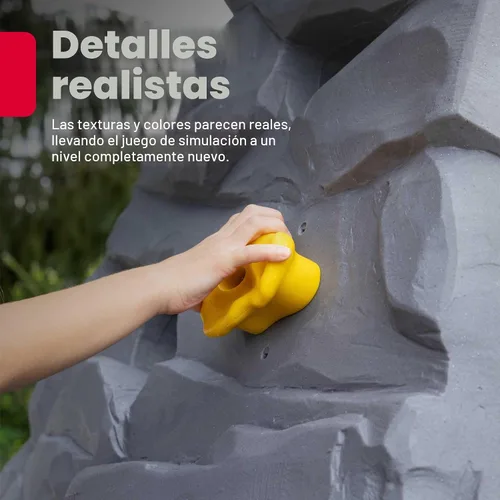 Vista 9 de Step2 Skyward Summit para niños, juego de pared de escalada para niños pequeños, edades de 4 a 8 años, fácil de montar, parque infantil al aire