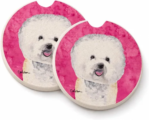 Vista 59 de Caroline's Treasures SS4767-BUCARC - Juego de 2 portavasos para automóvil, diseño de bulldog inglés, absorbentes para automóvil, portavasos