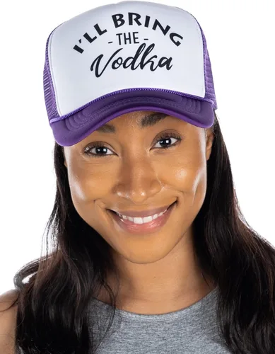 Vista 5 de Funky Junque Gorra de béisbol de malla para mujer, para despedida de soltera