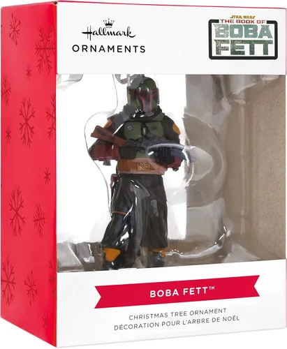 Vista 3 de Hallmark 0003HCM0671 Star Wars: El libro de Boba Fett adorno de Navidad, multicolor