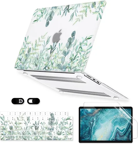 Vista 10 de Funda para MacBook Air de 13 pulgadas para laptop M5 M4 M3 M2 A3449 A3240 A3113 A2681 2026-2022 versión con Touch ID, carcasa rígida de plástico 5 Z