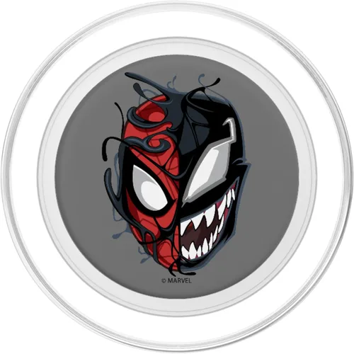 Vista 2 de Marvel Spider-Man Venom - PopSockets PopGrip: agarre intercambiable para teléfonos y tabletas PopSockets MagSafe PopGrip para iPhone