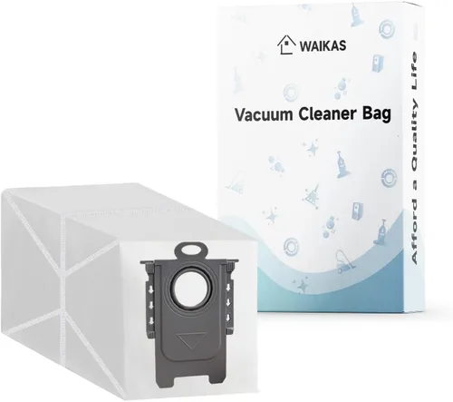 Vista 12 de WAIKAS Paquete de 6 bolsas de polvo E25 E28 para aspiradoras Eufy E28 Omni, E25 Omni y E20, accesorios de repuesto de gran capacidad