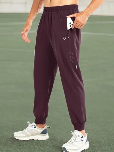 Vista 7 de NORTHYARD Pantalones deportivos para correr para hombre, ligeros, de secado rápido, para gimnasio, deportes activos, entrenamiento en pista