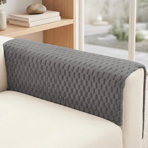 Vista 10 de Foxdecor Fundas para Brazos de Sofá, Funda para Reposabrazos de Sofá, Fundas Antideslizantes para Brazos de Silla, Fundas para Muebles Protector