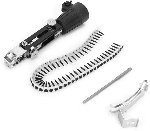 Vista 9 de Cadena de tornillo automática, adaptador de tornillo de taladro, cadena de espiga de tornillo ajustable de metal, accesorio de taladro eléctrico