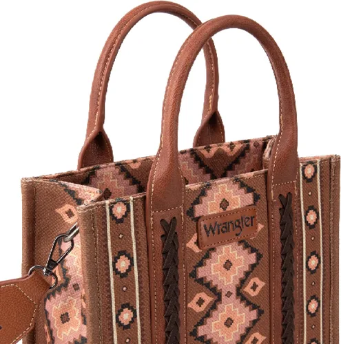 Vista 3 de Wrangler - Cartera para tarjetas de crédito para mujer, estilo bohemio, azteca, con bolsillo con cremallera