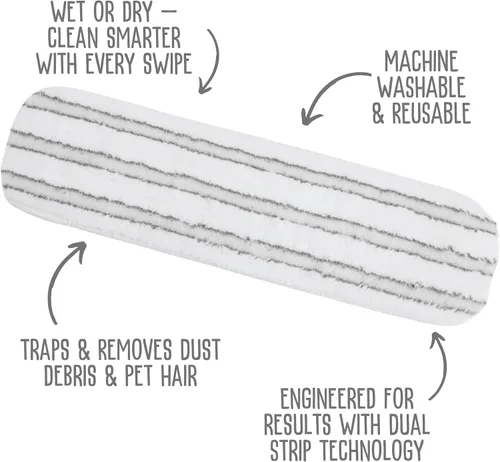 Vista 11 de Quick Shine Ultimate Gold Spray Mop Kit Kit todo en uno de 10 piezas con accesorios intercambiables No necesita baterías Sistema de limpieza