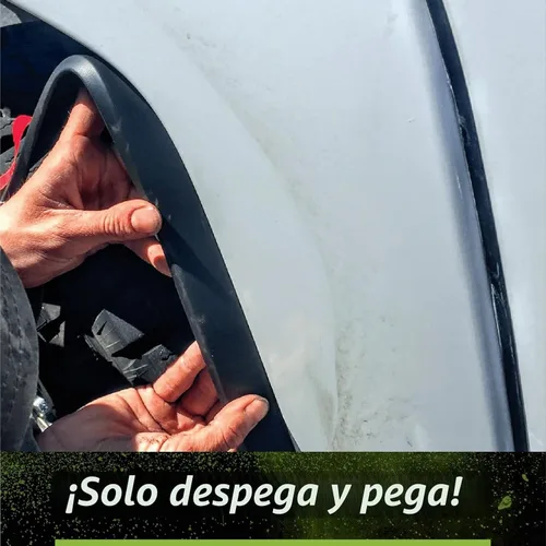 Vista 6 de EZ Flares - Guardabarros de goma de espuma flexible universal para todo terreno de extensión de 1 pulgada