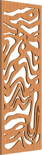 Vista 43 de 9 3/8"W x 24 3/8"H x 1/4"T Northfield Decorativos Paneles de Pared de Madera Calado, Abedul