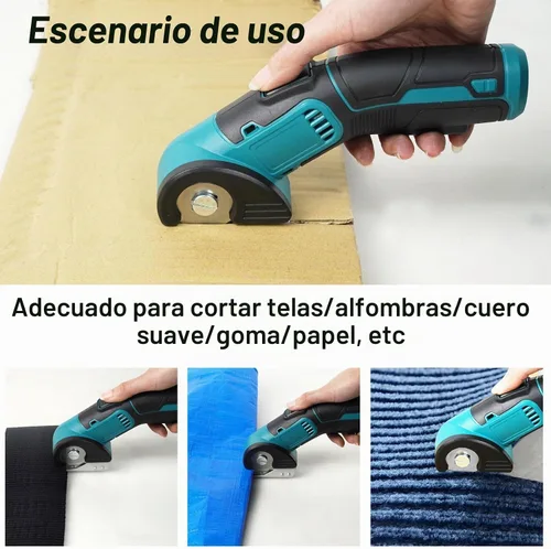Vista 5 de ANLULOAD Tijeras eléctricas inalámbricas, cortador rotativo