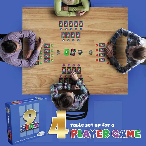 Vista 6 de Juego de cartas – Juego de cartas familiar – Diversión para niños, adolescentes y adultos – Ideal para 2 – 4 jugadores – para noche de juegos, noche