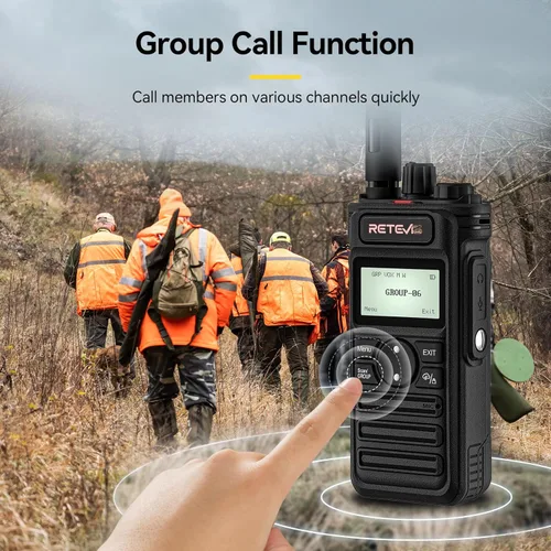Vista 4 de Retevis RT86S (2ª generación RT86) Radio bidireccional de largo alcance, radio de emergencia, Walkie Talkie NOAA, alta potencia, radio GMRS duradera
