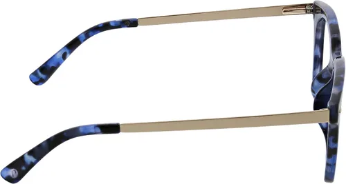 Vista 3 de Peepers by PeeperSpecs womens Limelight Oversized Blue Light Blocking Reading Glasses tortuga azul marino