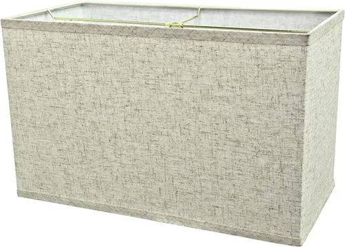 Vista 2 de Aspen Creative 36006A - Pantalla rectangular de transición con forma de tapa dura, color beige, ancho (8 + 16 pulgadas) x 10 pulgadas