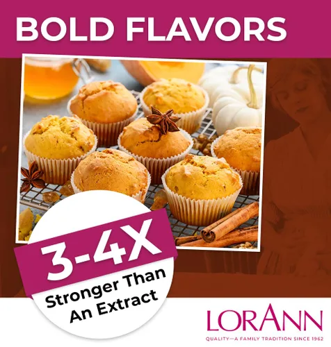 Vista 72 de LorAnn sabor a pralinés y crema SS, botella de 1 onza