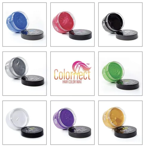 Vista 2 de Magic Collection Colorffect - Cera de color para el cabello (negro)
