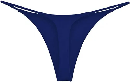 Vista 7 de Aogda Tanga para mujer, ropa interior de algodón de tiro bajo, tangas para mujer