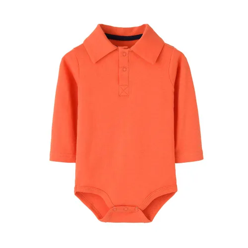 Vista 12 de Teach Leanbh - Body para bebé de algodón, manga larga, color puro, 3 a 24 meses (3 meses, azul bebé)