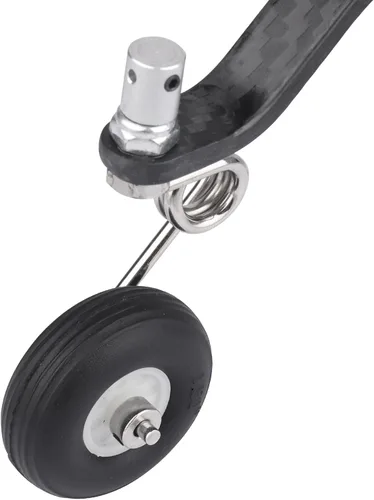 Vista 6 de 50cc Nitro Great Plane Landing Gear Carbon Tail Wheel Assembly 1.5 pulgadas Rubber Tire Kit RC Airplane Piezas de repuesto