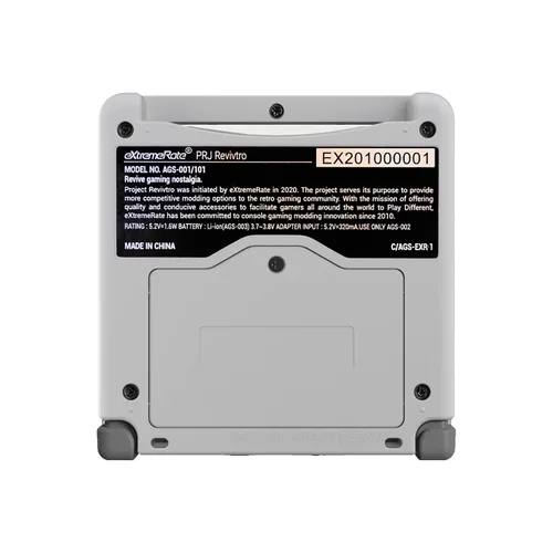 Vista 7 de IPS Ready Upgraded eXtremeRate Classic 1989 GB DMG-01 Style Custom Replacement Housing Shell for Gameboy Advance SP GBA SP – Compatible with Both