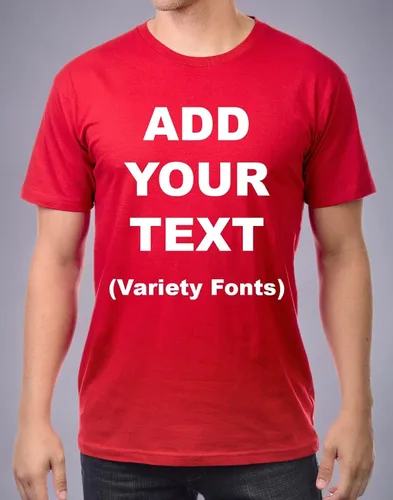 Vista 14 de Circular - Camisetas personalizadas en la parte delantera y trasera para añadir tu texto, ultra suaves, para hombres y mujeres, camiseta de algodón