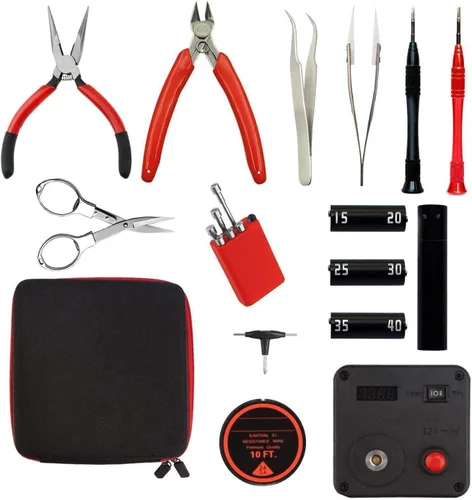 Vista 2 de Kit de herramientas para el hogar DIY V3 Kit de herramientas de construcción mecánica, 15 en 1 Kit de herramientas maestras reparaciones