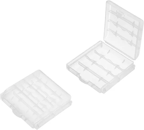 Vista 9 de Fielect Caja del sostenedor del caso del almacenamiento de la batería AA/AAA, color azul, 1pcs