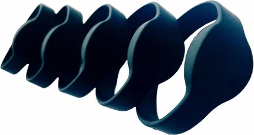 Vista 2 de Pulsera RFID, pulsera 125khz, etiqueta RFID impermeable (paquete de 5)