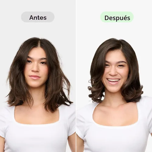 Vista 5 de Wavytalk Cepillo secador de pelo de doble voltaje para Europa y viajes internacionales, mini cepillo jet de 110 V-240 V, cepillo secador de pelo