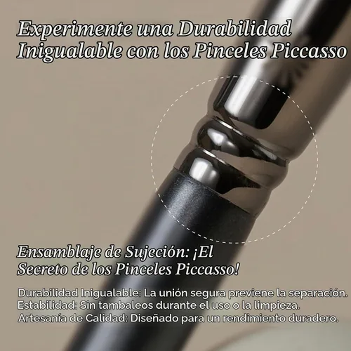 Vista 4 de Piccasso FB21 V-Cut Foundation Brush for Liquid Makeup, Cream Foundation Corte en V