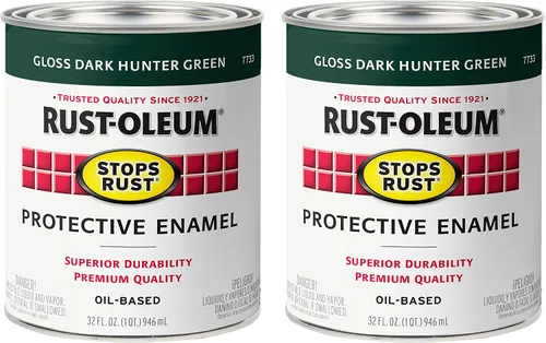 Vista 37 de Carbón gris brillante Rust-Oleum (7784502) contra el óxido 32 onzas, 7784502 Gris carbón brillante